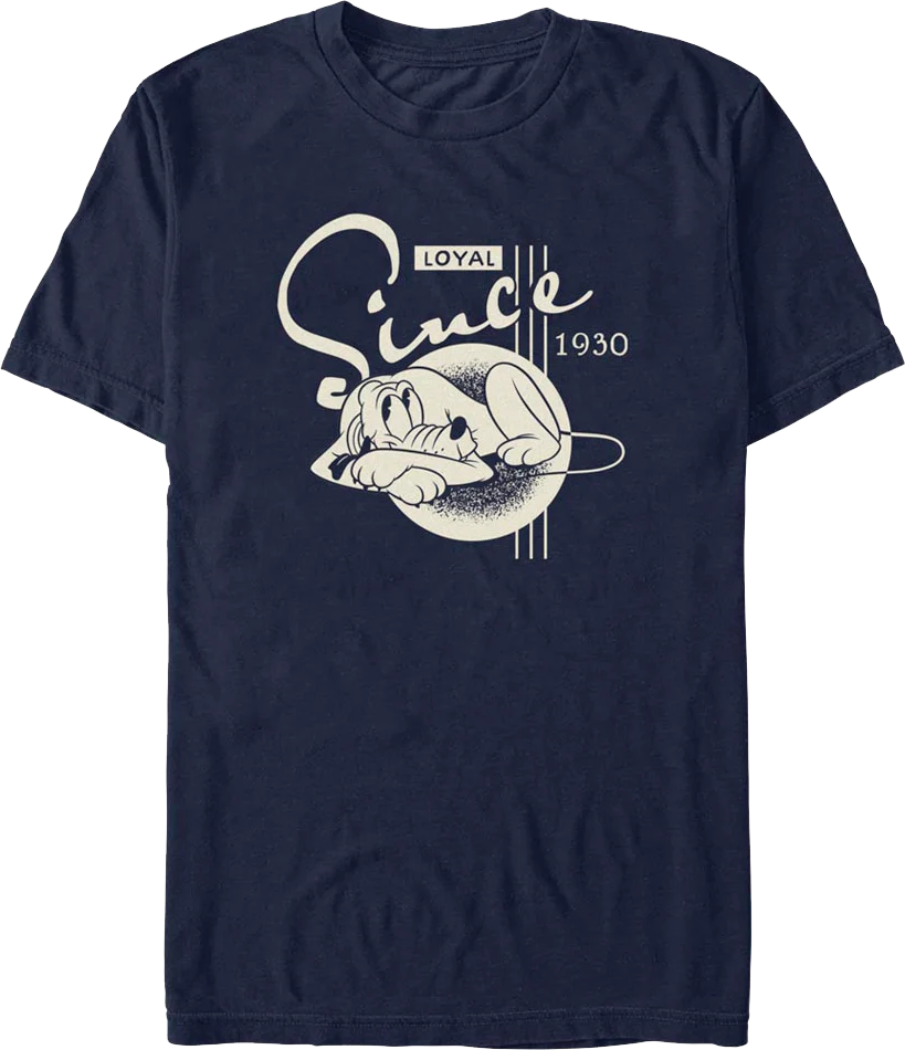 Pluto Loyal Since 1930 Disney T-Shirt