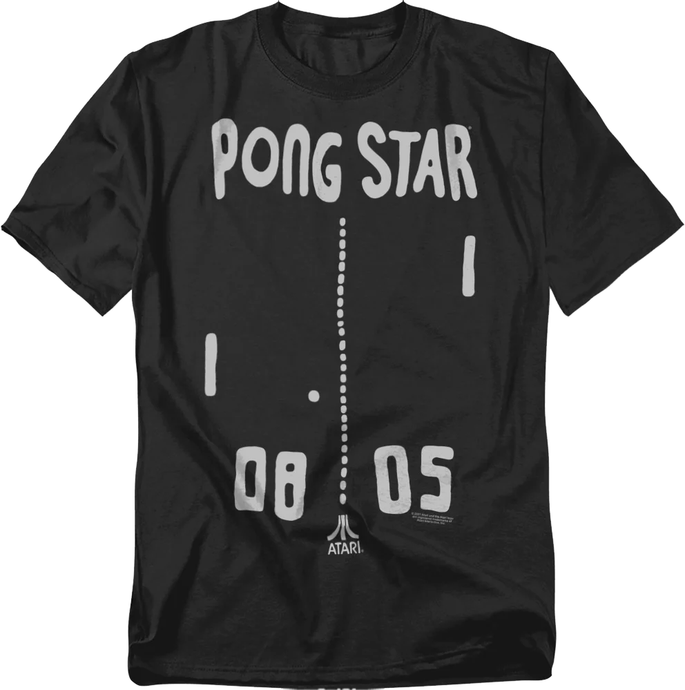 Pong Star Paddles Atari T-Shirt