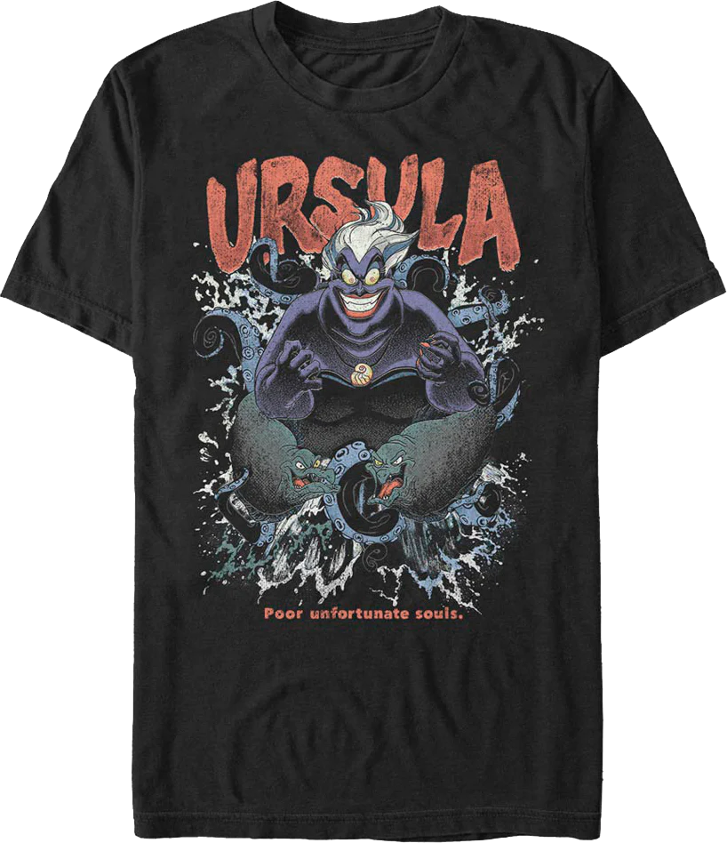 Poor Unfortunate Souls Little Mermaid T-Shirt
