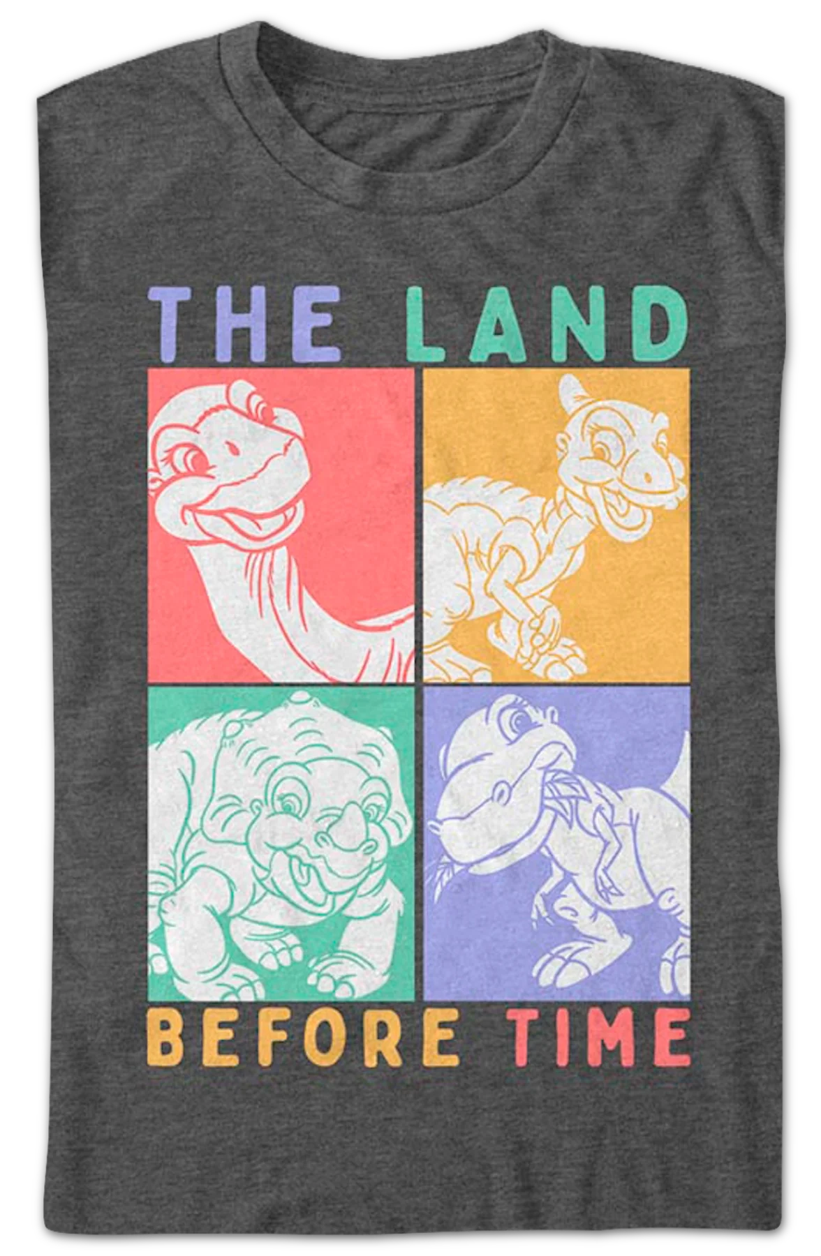 Pop Art Dinosaurs Land Before Time T-Shirt - Image 2
