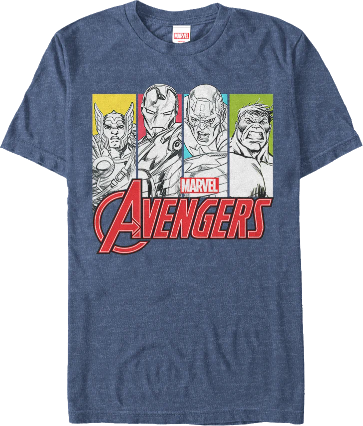 Pop Art Marvel Avengers T-Shirt