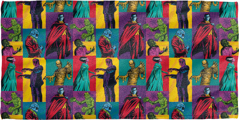 Pop Art Universal Monsters Towel