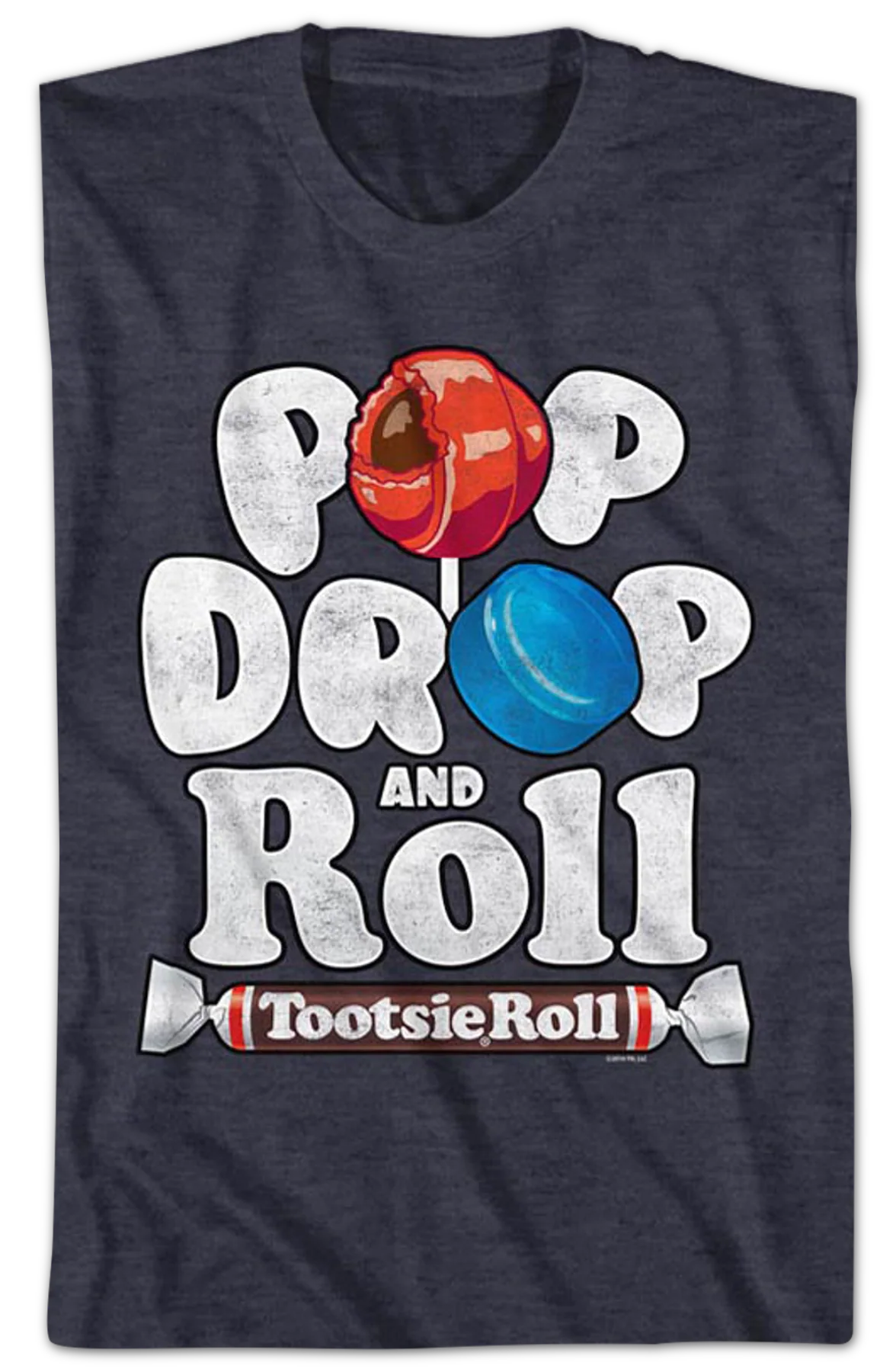 Pop Drop And Roll Tootsie Pop T-Shirt - Image 2