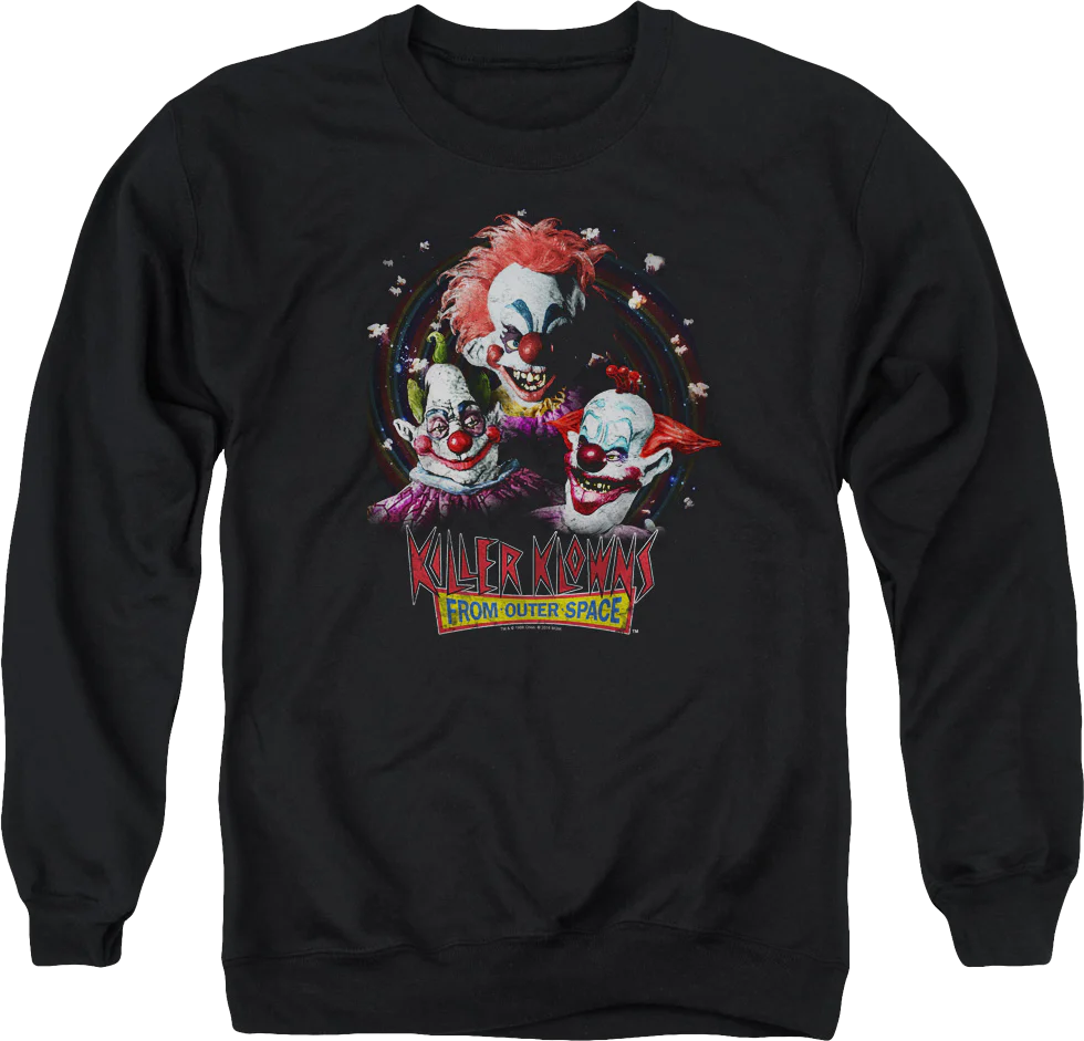 Popcorn Killer Klowns From Outer Space Sweatshirt