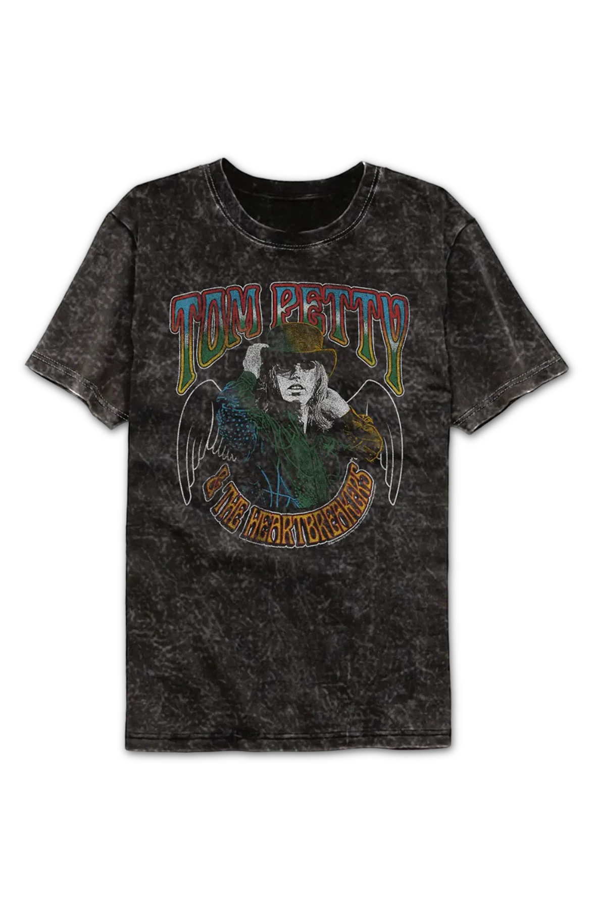 Pose With Wings Tom Petty & The Heartbreakers Mineral Wash T-Shirt - Image 2