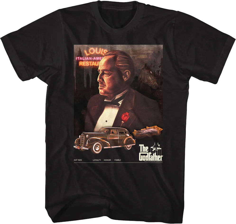 Poster Collage The Godfather T-Shirt