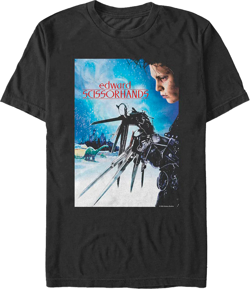 Poster Edward Scissorhands T-Shirt