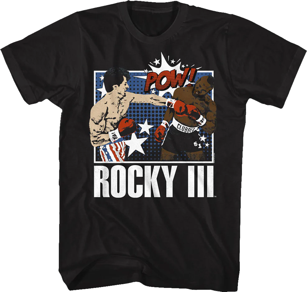 Pow Knockout Punch Rocky III T-Shirt