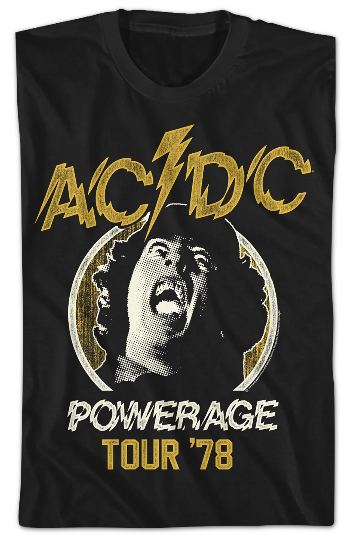 Powerage Tour '78 ACDC Shirt - Image 2