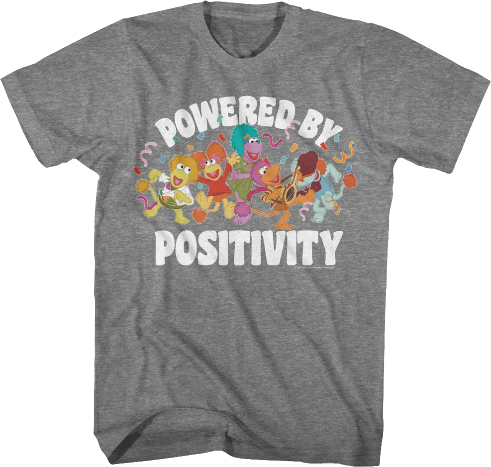 Powered By Positivity Fraggle Rock T-Shirt