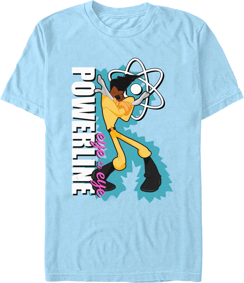 Powerline Eye To Eye Goofy Movie Disney T-Shirt