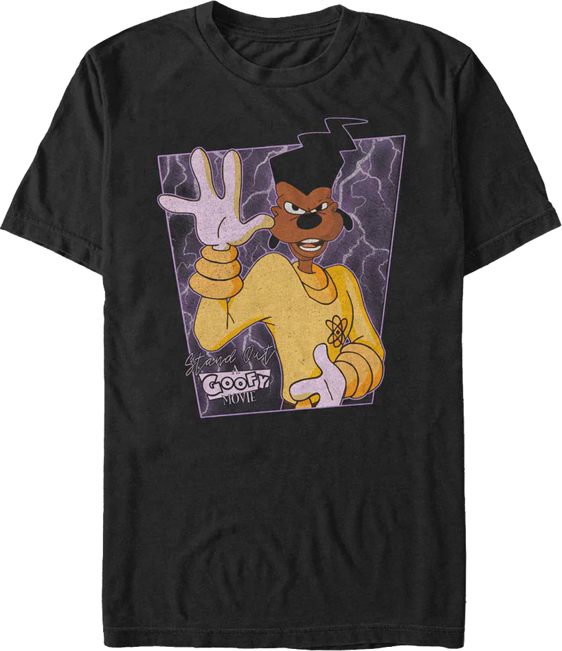 Powerline Stand Out Goofy Movie Disney T-Shirt