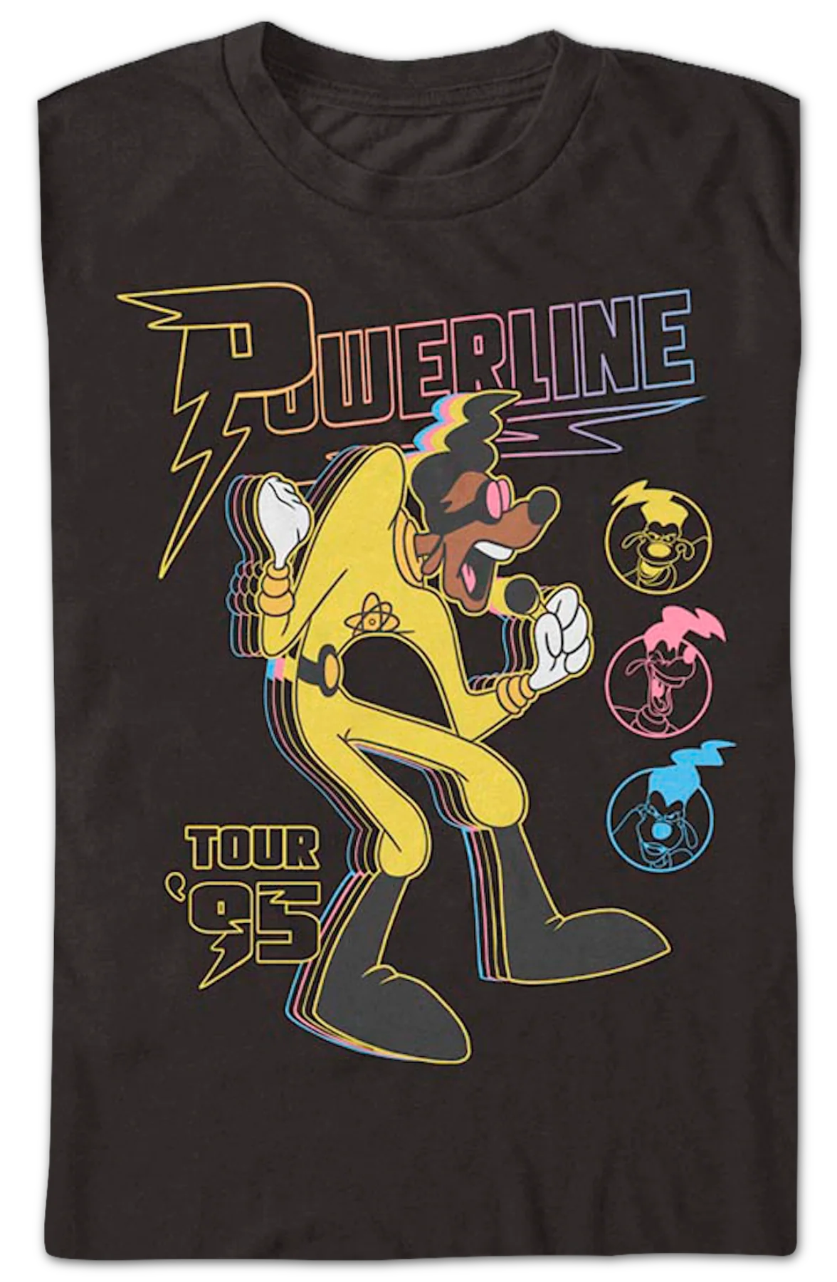 Powerline Tour '95 Goofy Movie Disney T-Shirt - Image 2