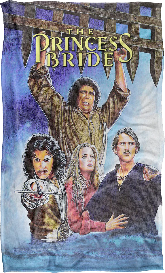 Princess Bride Poster 36 x 58 Fleece Blanket