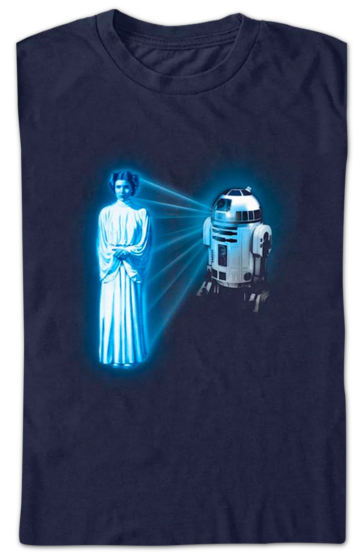 Princess Leia Hologram Star Wars T-Shirt - Image 2