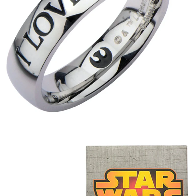 Princess Leia I Love You Ring