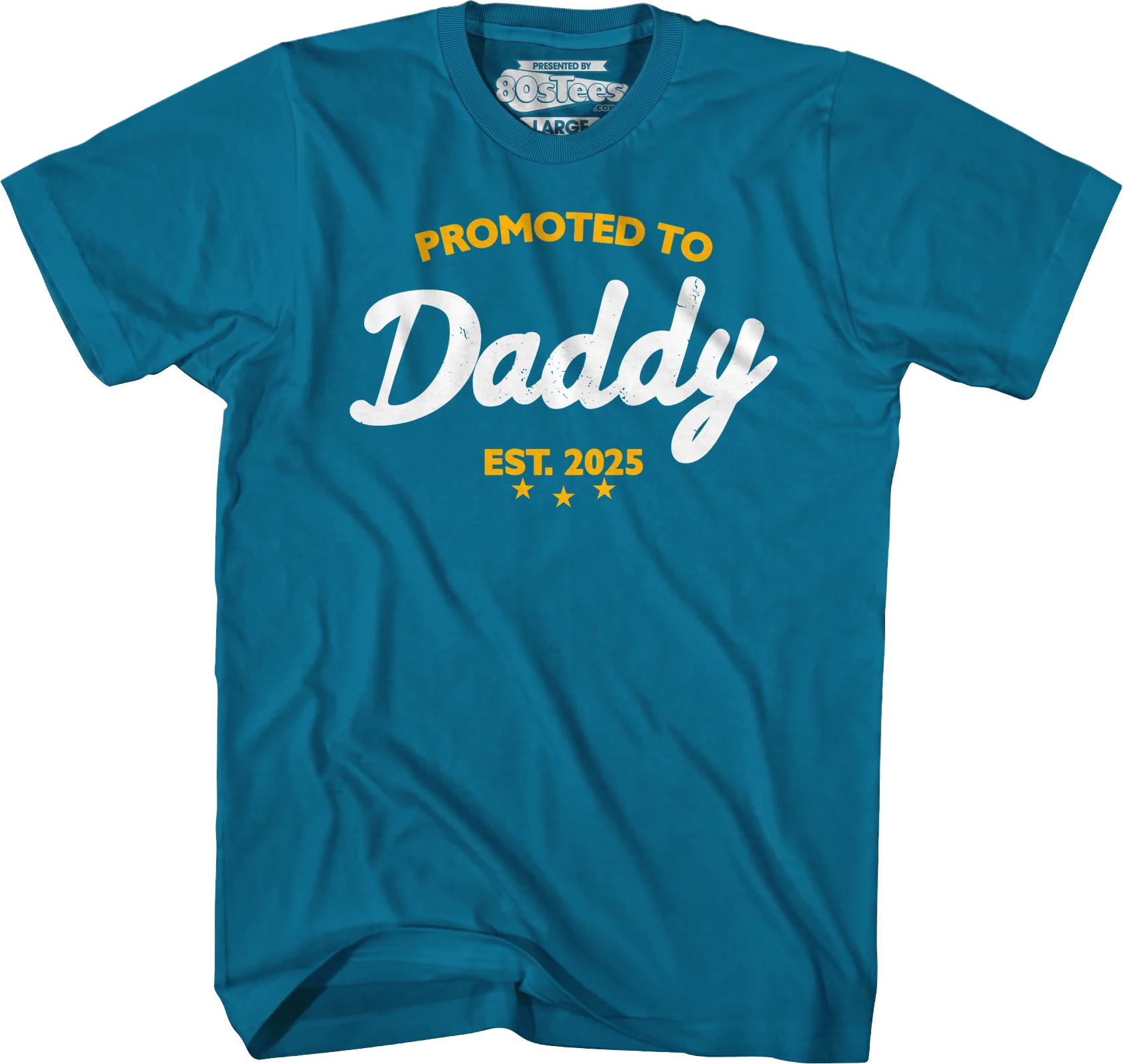 Promoted To Daddy 2025 T-Shirt - Image 11