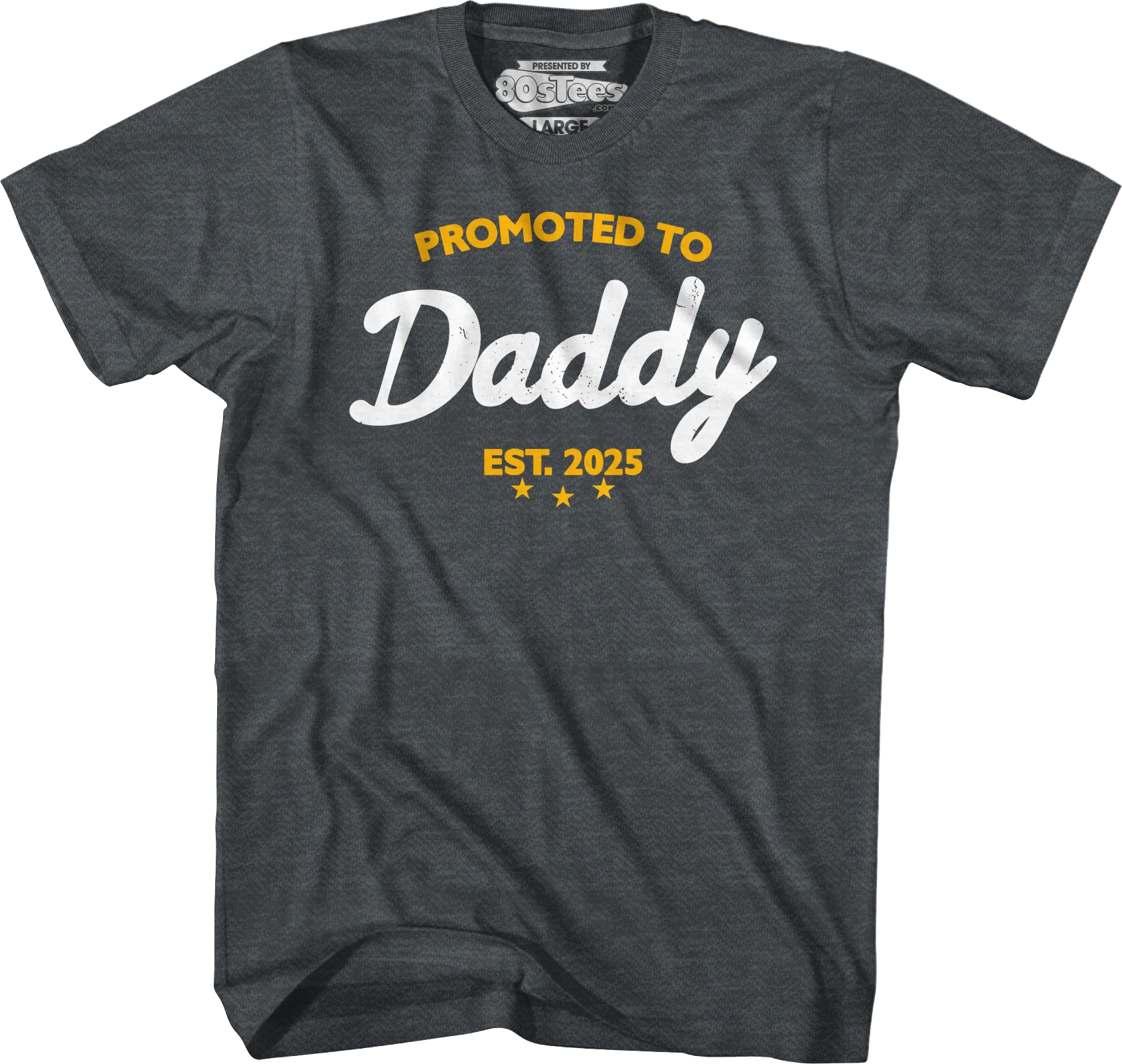 Promoted To Daddy 2025 T-Shirt - Image 12