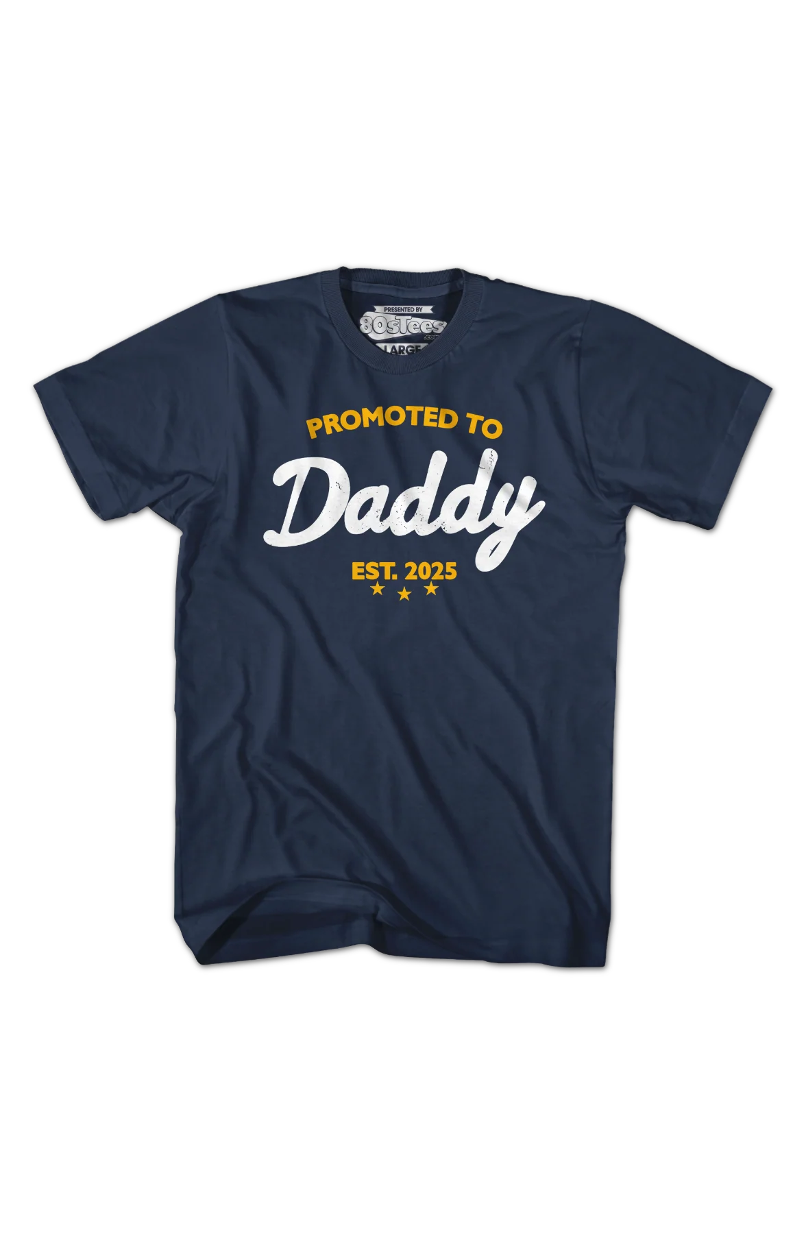 Promoted To Daddy 2025 T-Shirt - Image 2