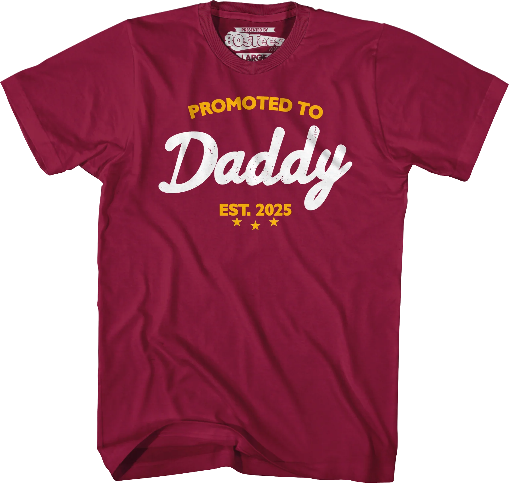 Promoted To Daddy 2025 T-Shirt - Image 5