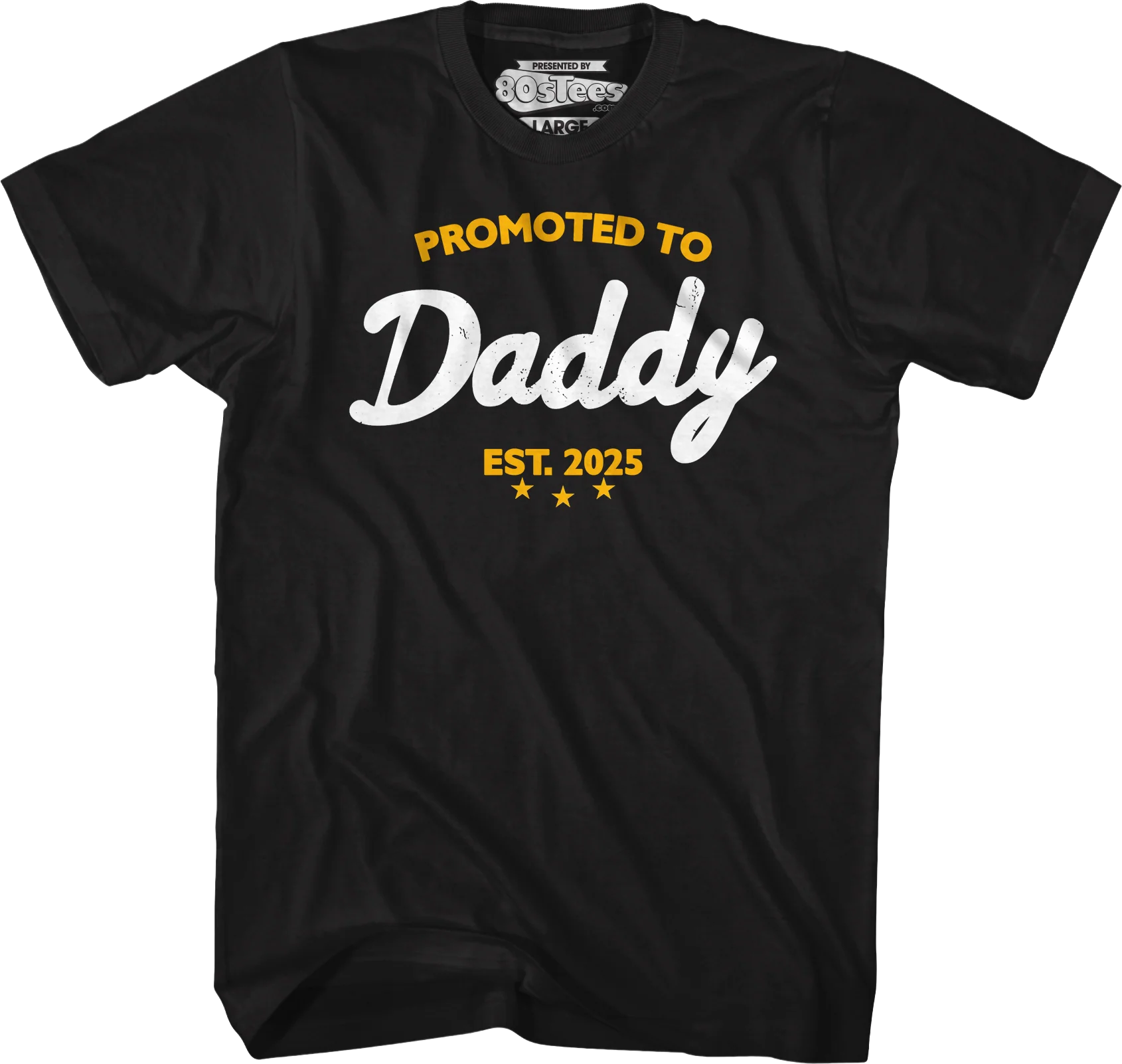 Promoted To Daddy 2025 T-Shirt - Image 9