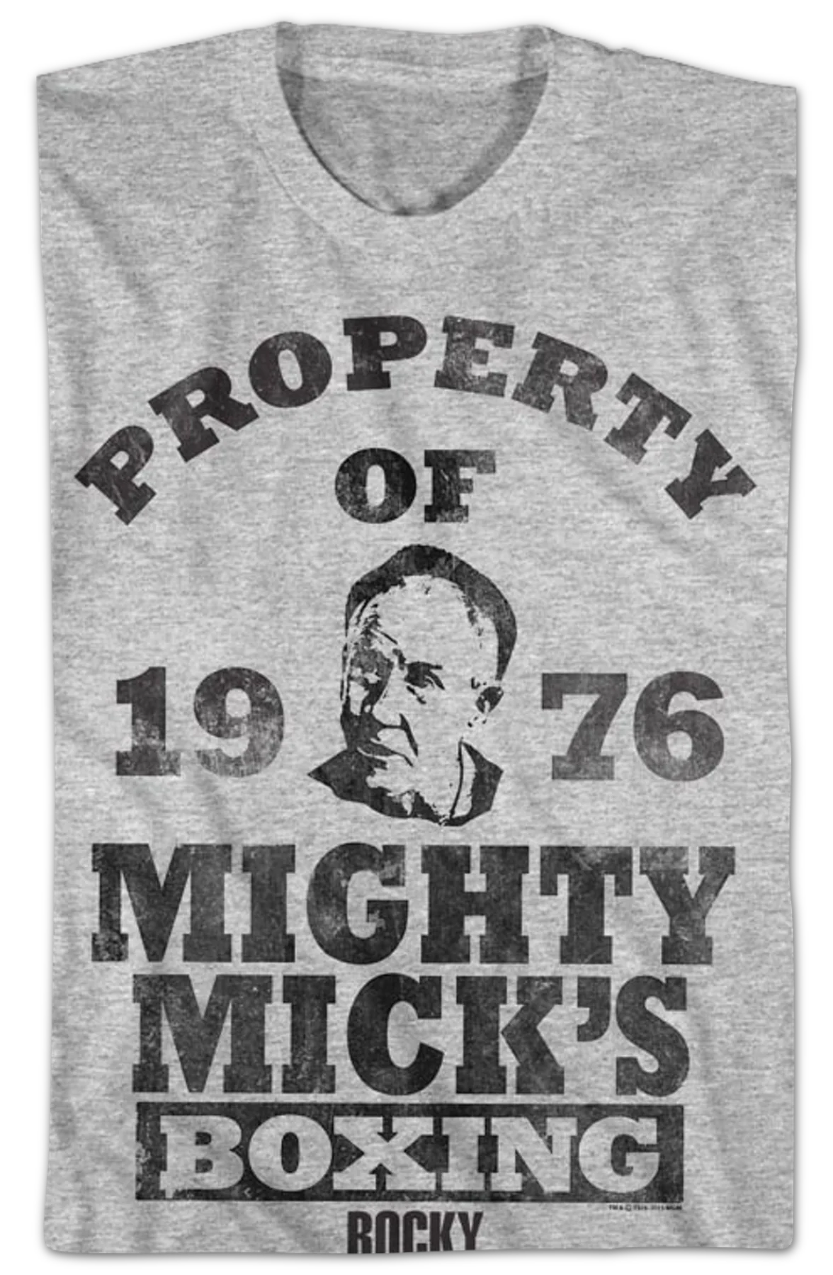 Property of Mighty Mick's Rocky T-Shirt - Image 2