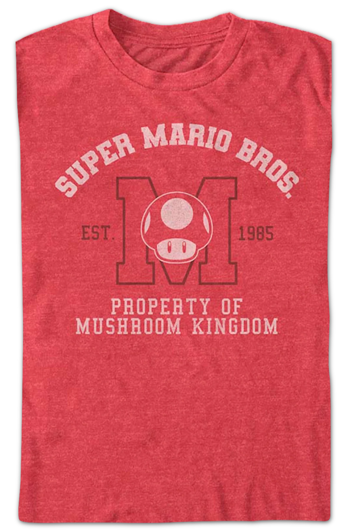 Property Of Mushroom Kingdom Super Mario Bros. T-Shirt - Image 2