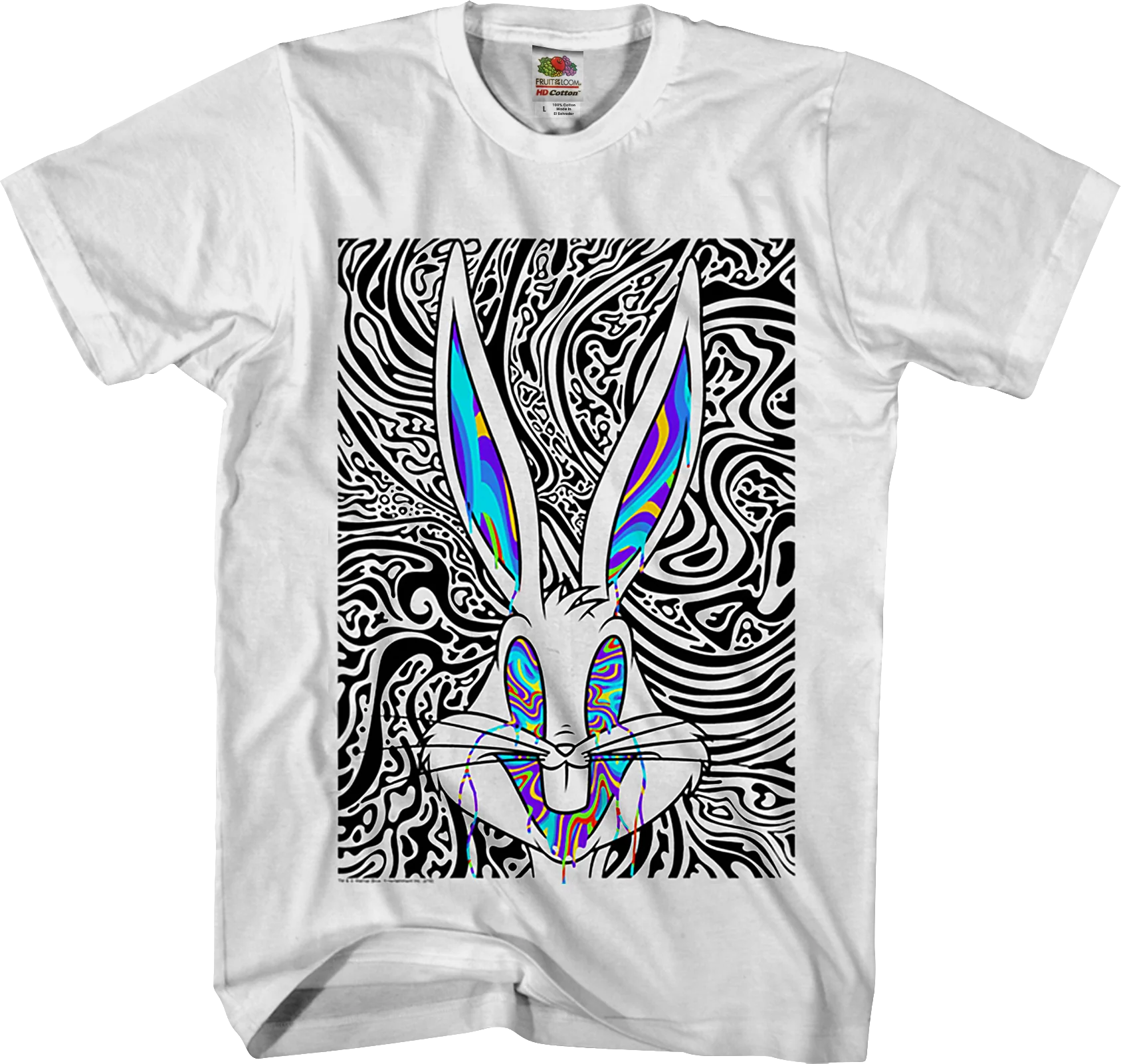 Psychedelic Bugs Bunny Looney Tunes T-Shirt