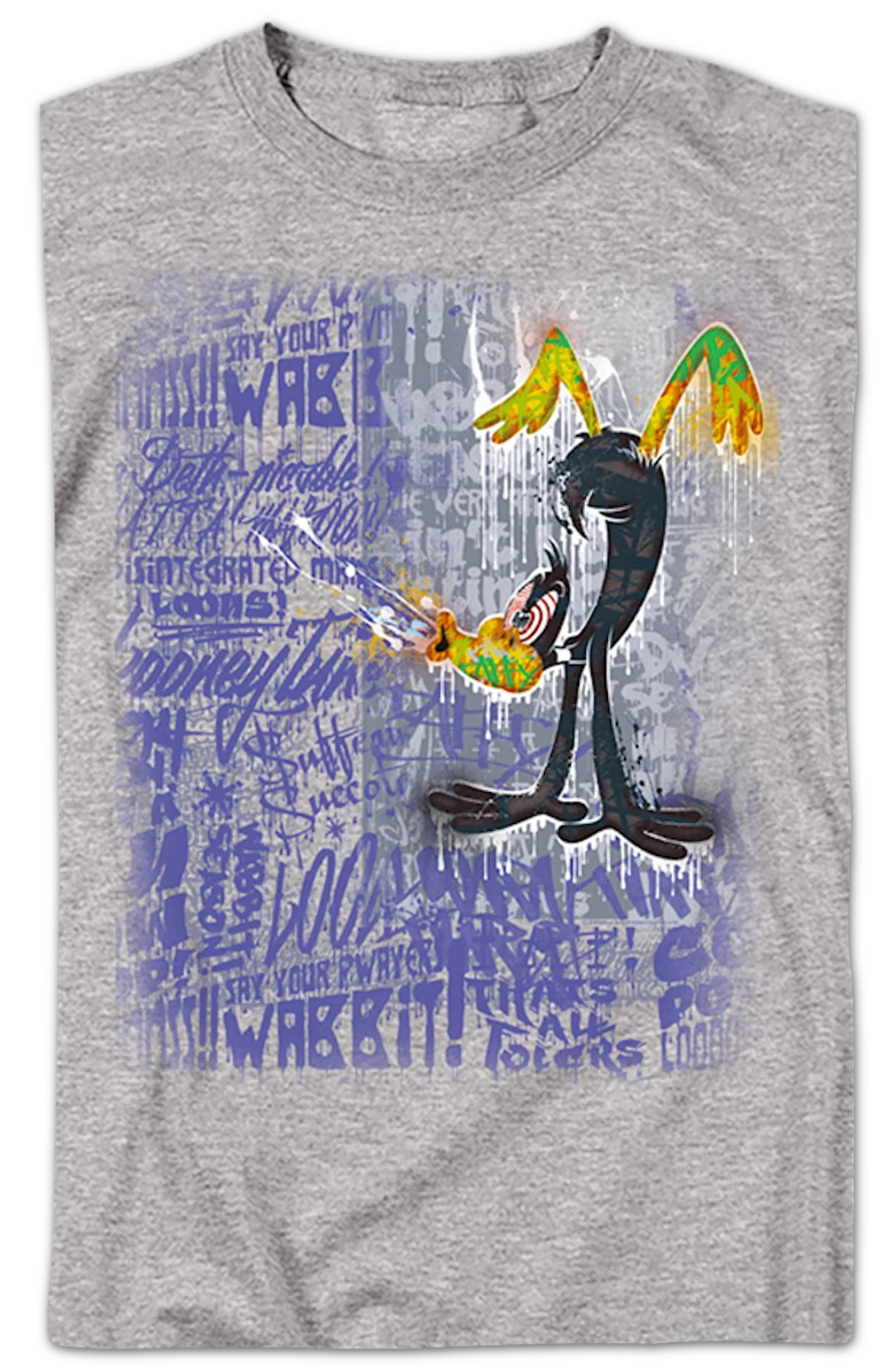 Psychedelic Daffy Duck Looney Tunes T-Shirt - Image 2
