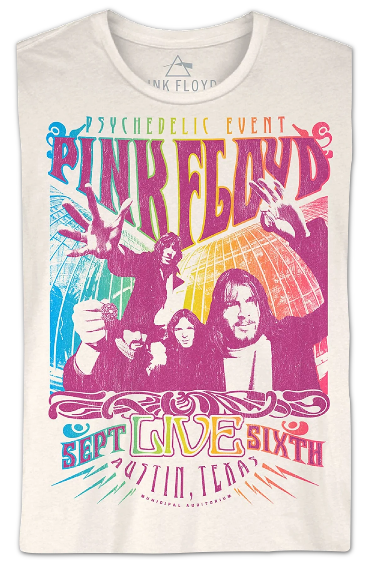 Psychedelic Event Pink Floyd T-Shirt - Image 2