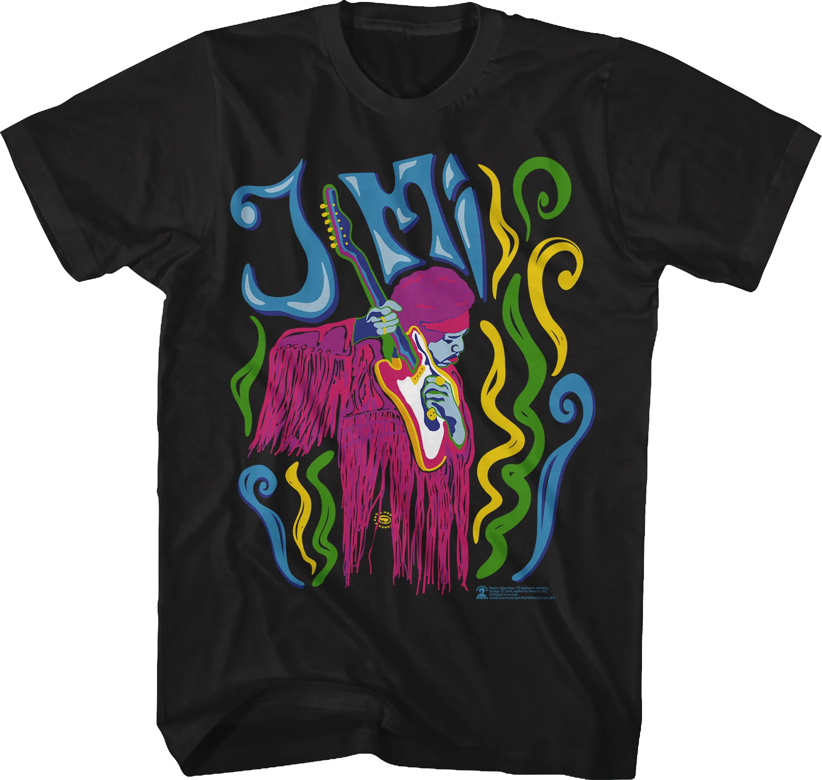 Psychedelic Jimi Hendrix T-Shirt