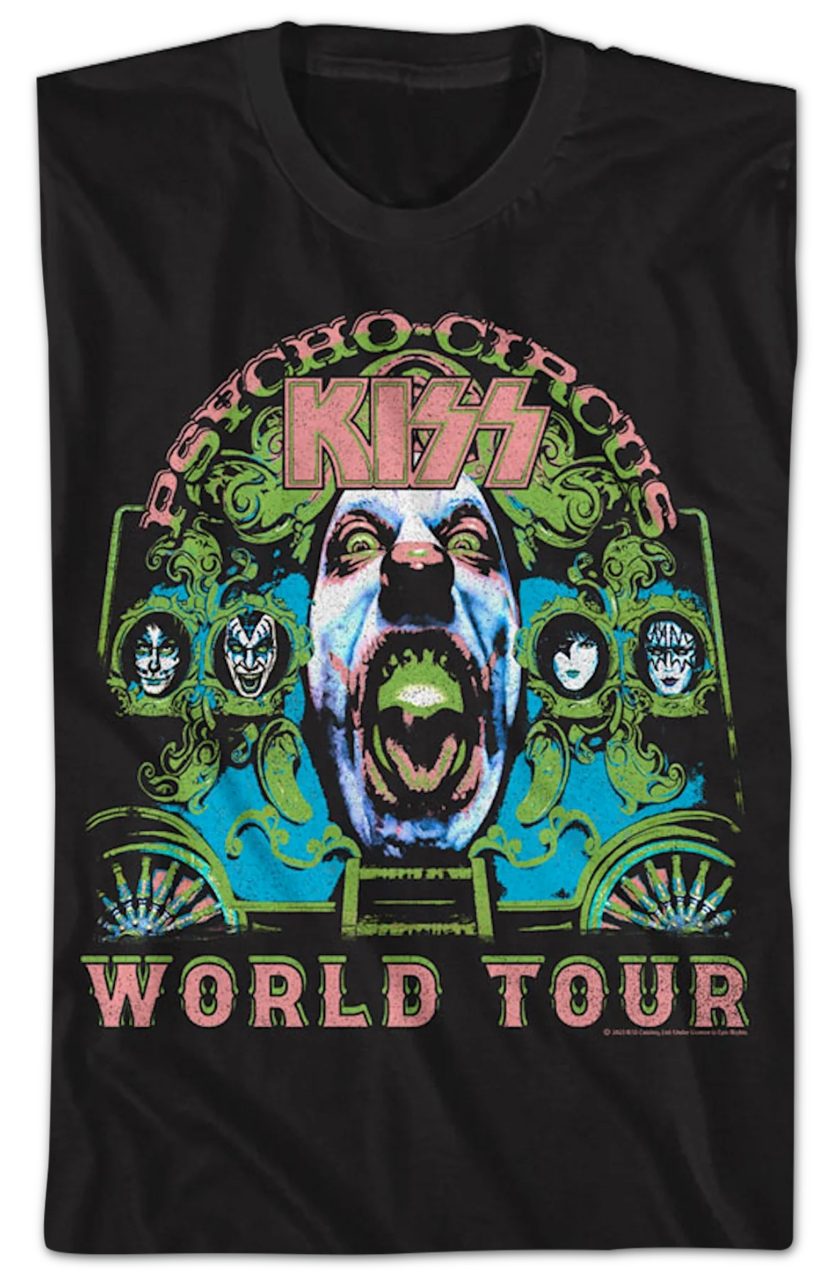 Psycho Circus World Tour KISS T-Shirt - Image 2