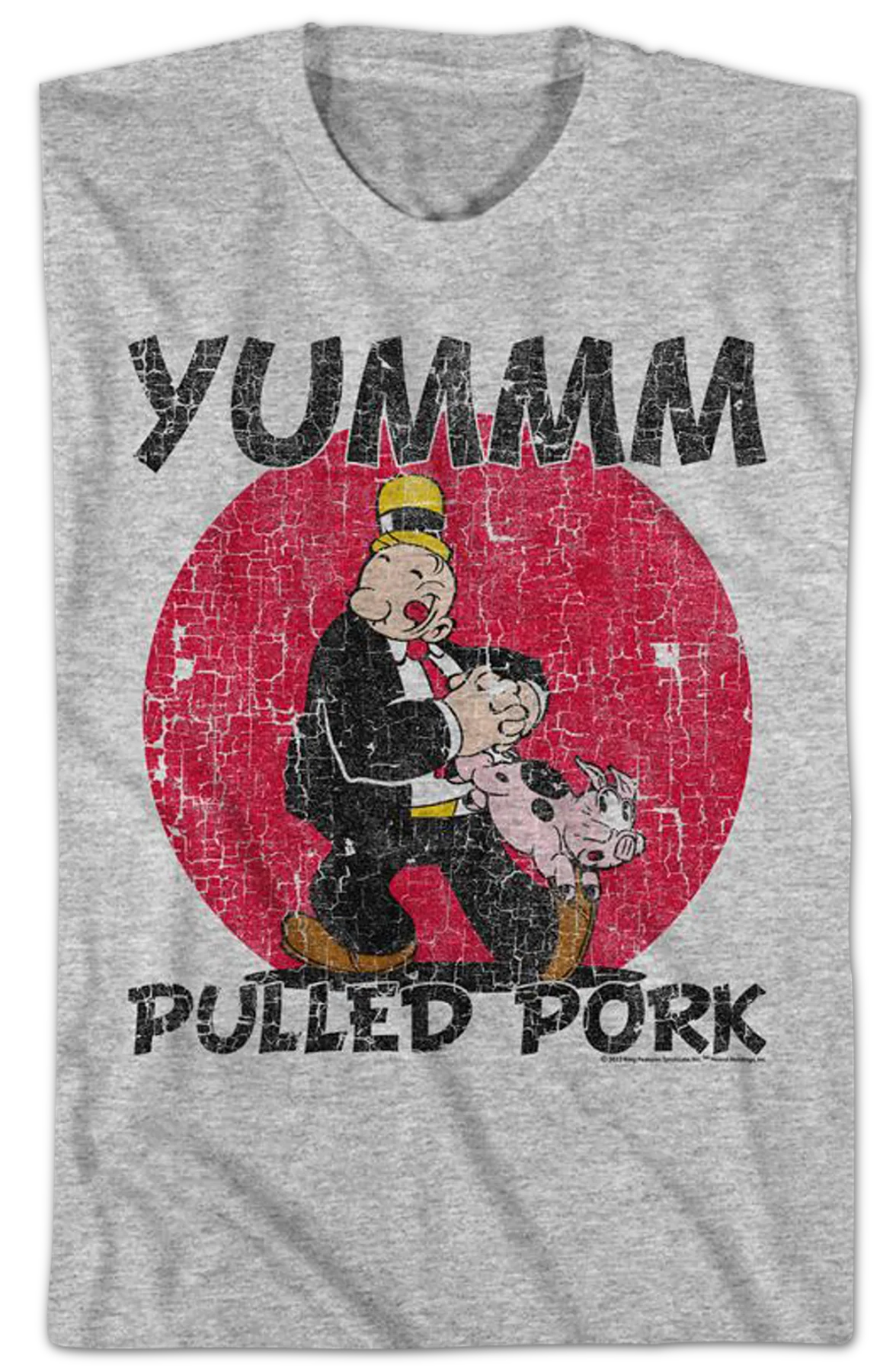 Pulled Pork Popeye T-Shirt - Image 2