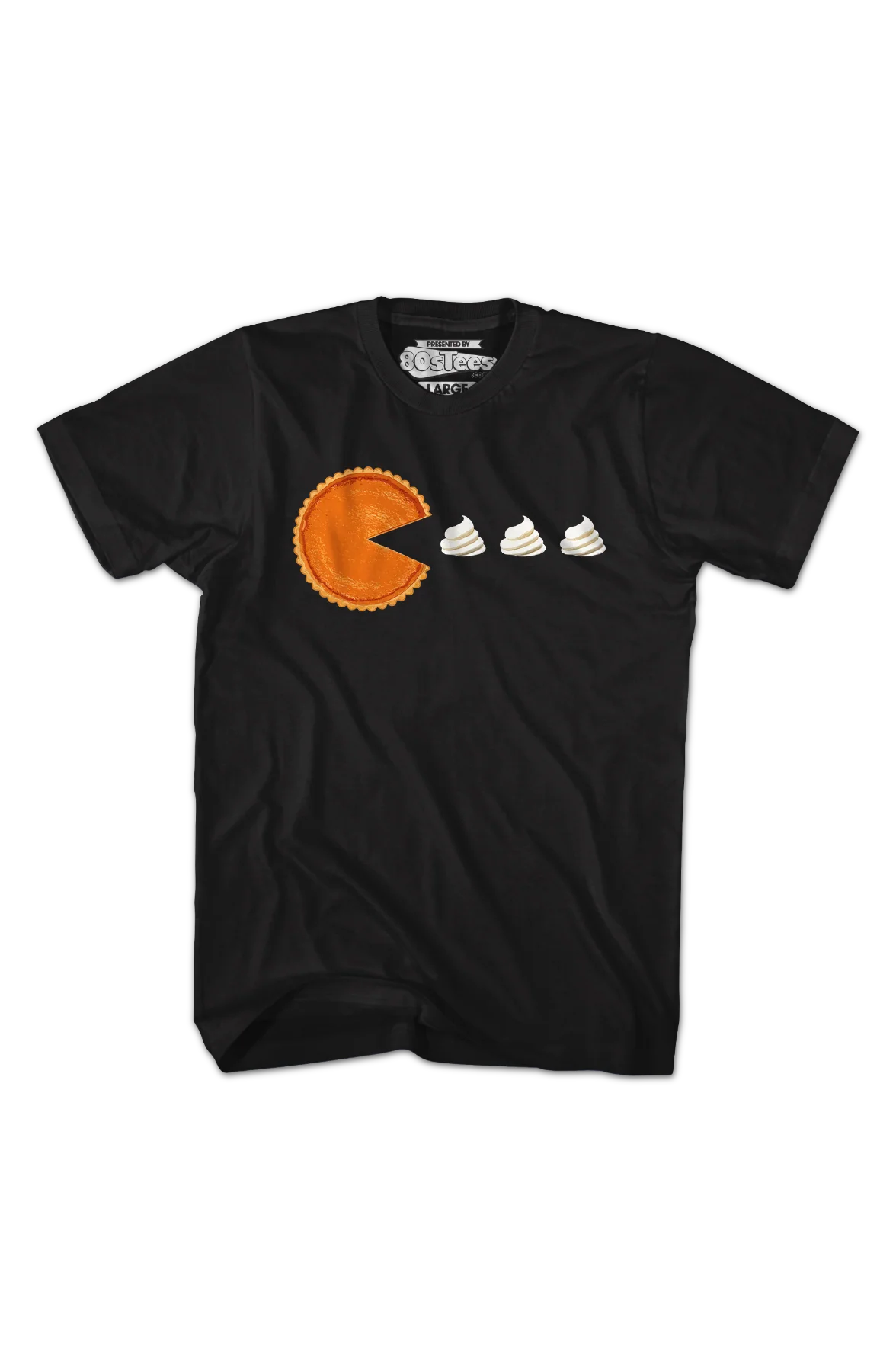Pumpkin Pie Pac-Man T-Shirt - Image 2