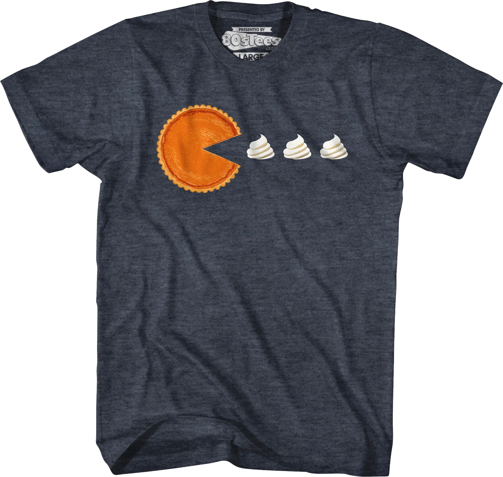 Pumpkin Pie Pac-Man T-Shirt - Image 3