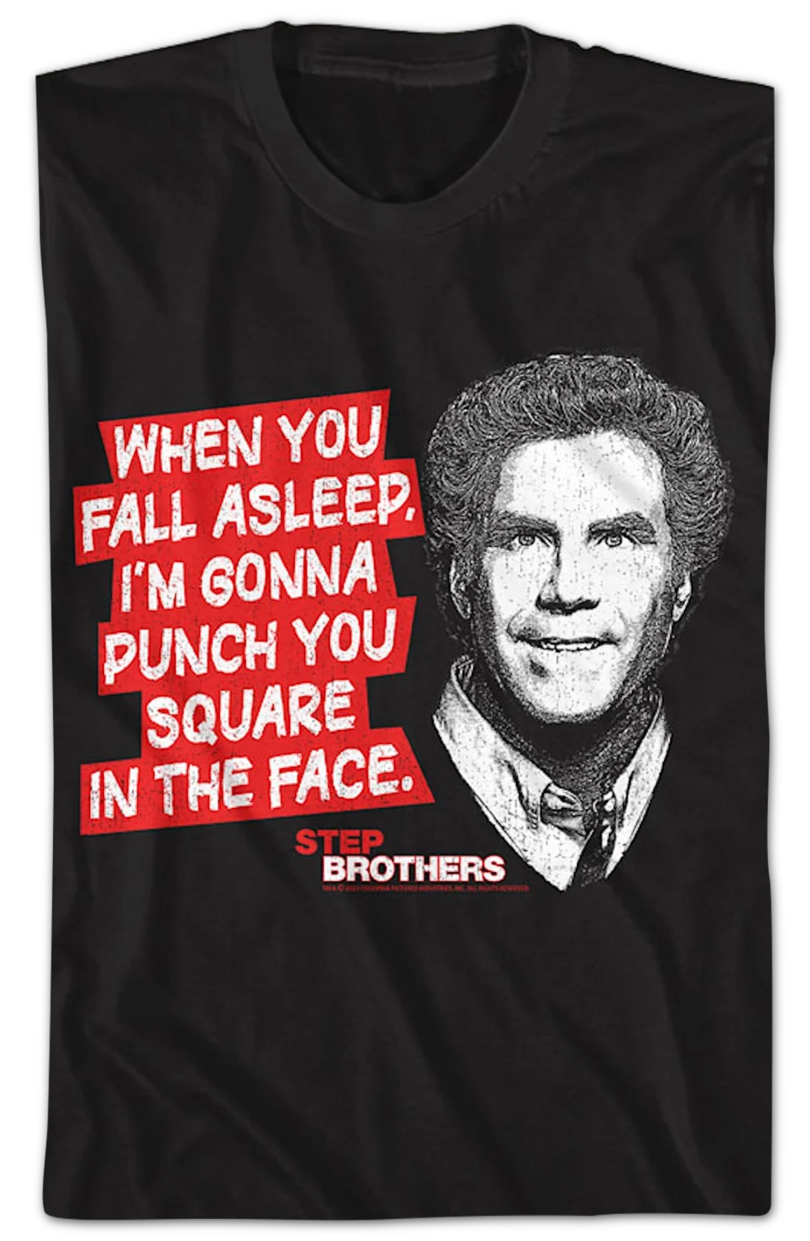 Punch You Square In The Face Step Brothers T-Shirt - Image 2