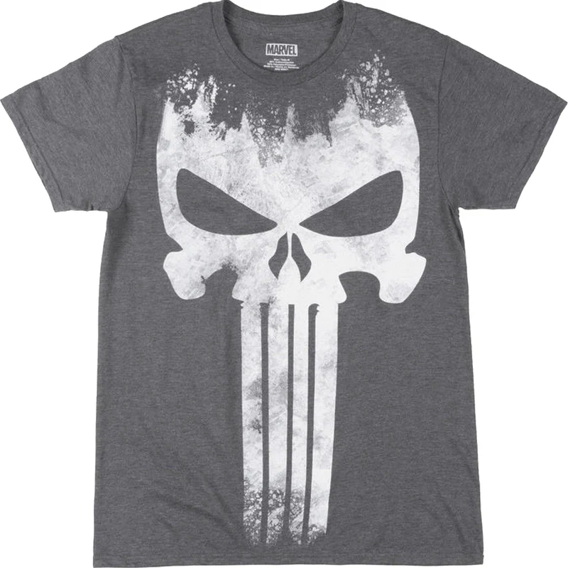 Punisher Faded Logo Marvel Comics T-Shirt