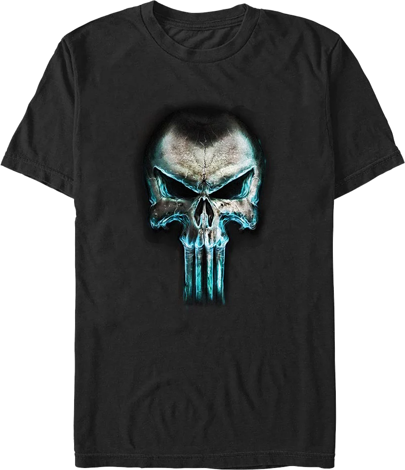Punisher Hairline Logo Marvel Comics T-Shirt