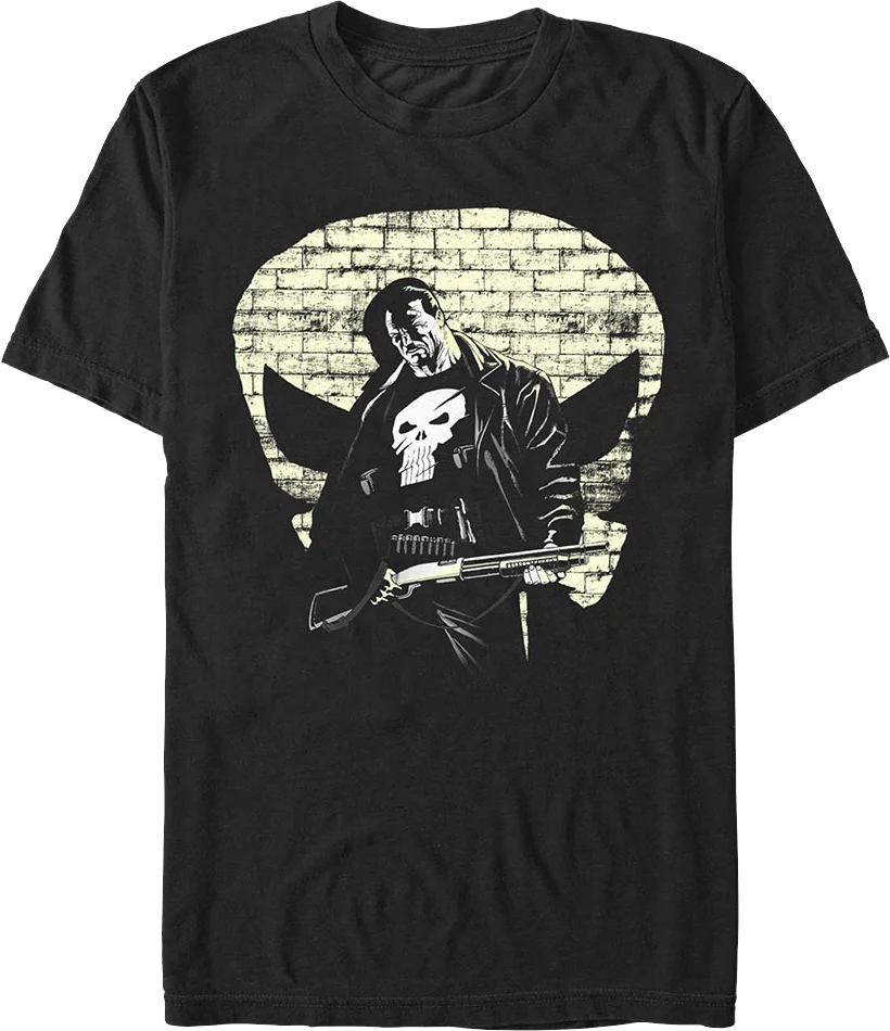 Punisher Skull Spotlight Marvel Comics T-Shirt