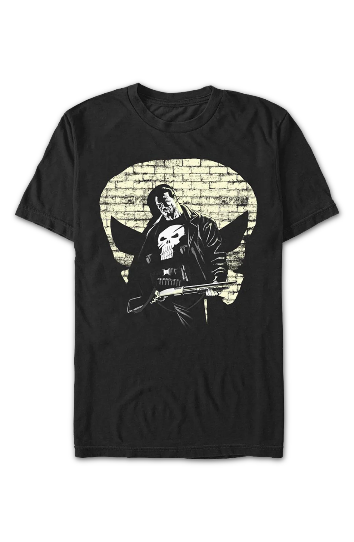 Punisher Skull Spotlight Marvel Comics T-Shirt - Image 2
