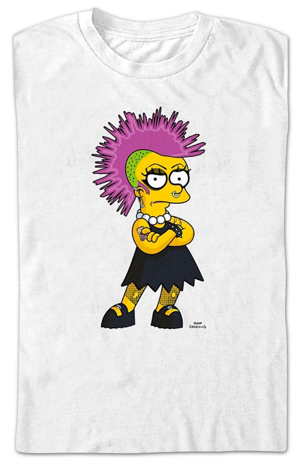 Punk Lisa Simpsons T-Shirt - Image 2