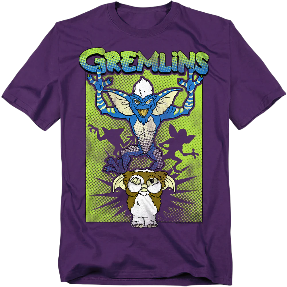 Purple Gizmo's Nightmare Gremlins T-Shirt - Image 2