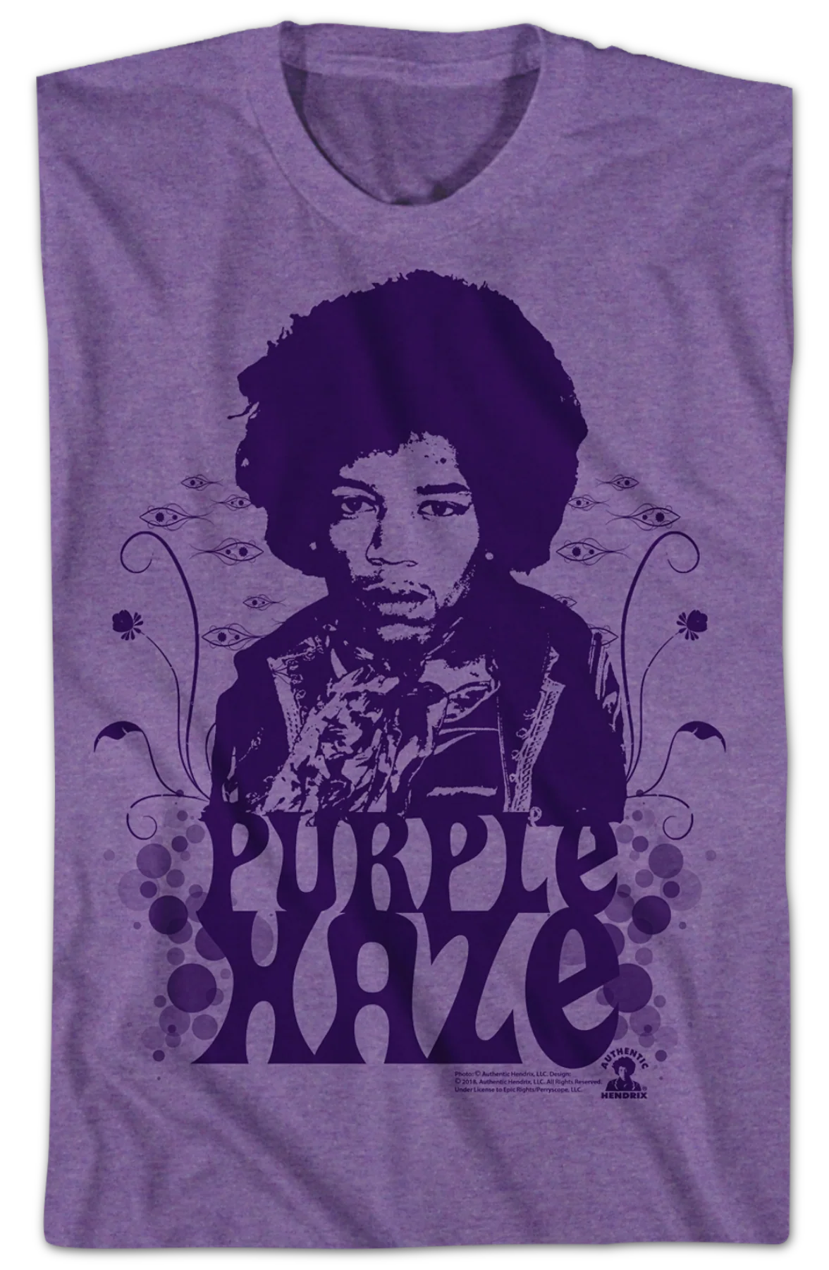 Purple Haze Jimi Hendrix T-Shirt - Image 2