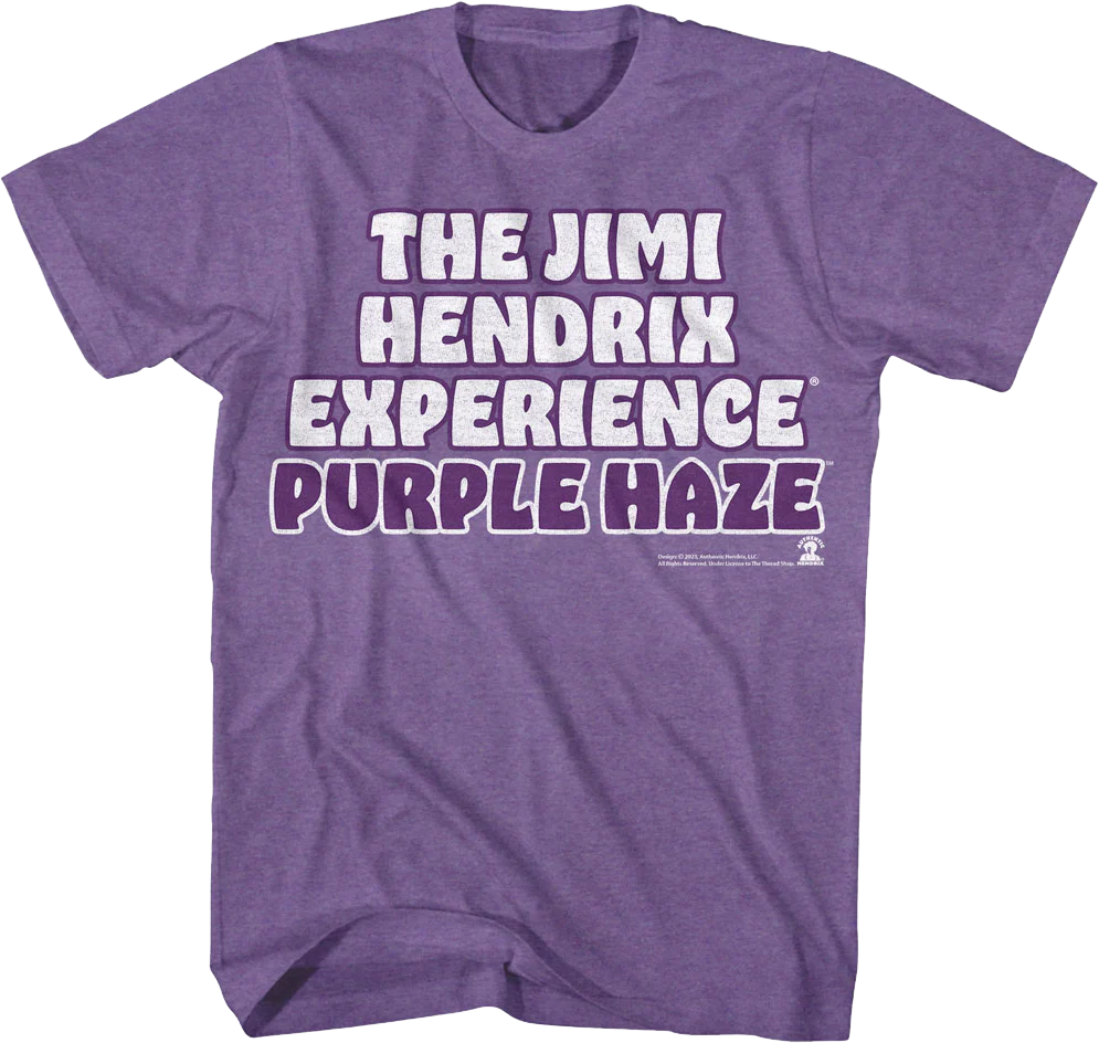 Purple Haze The Jimi Hendrix Experience T-Shirt