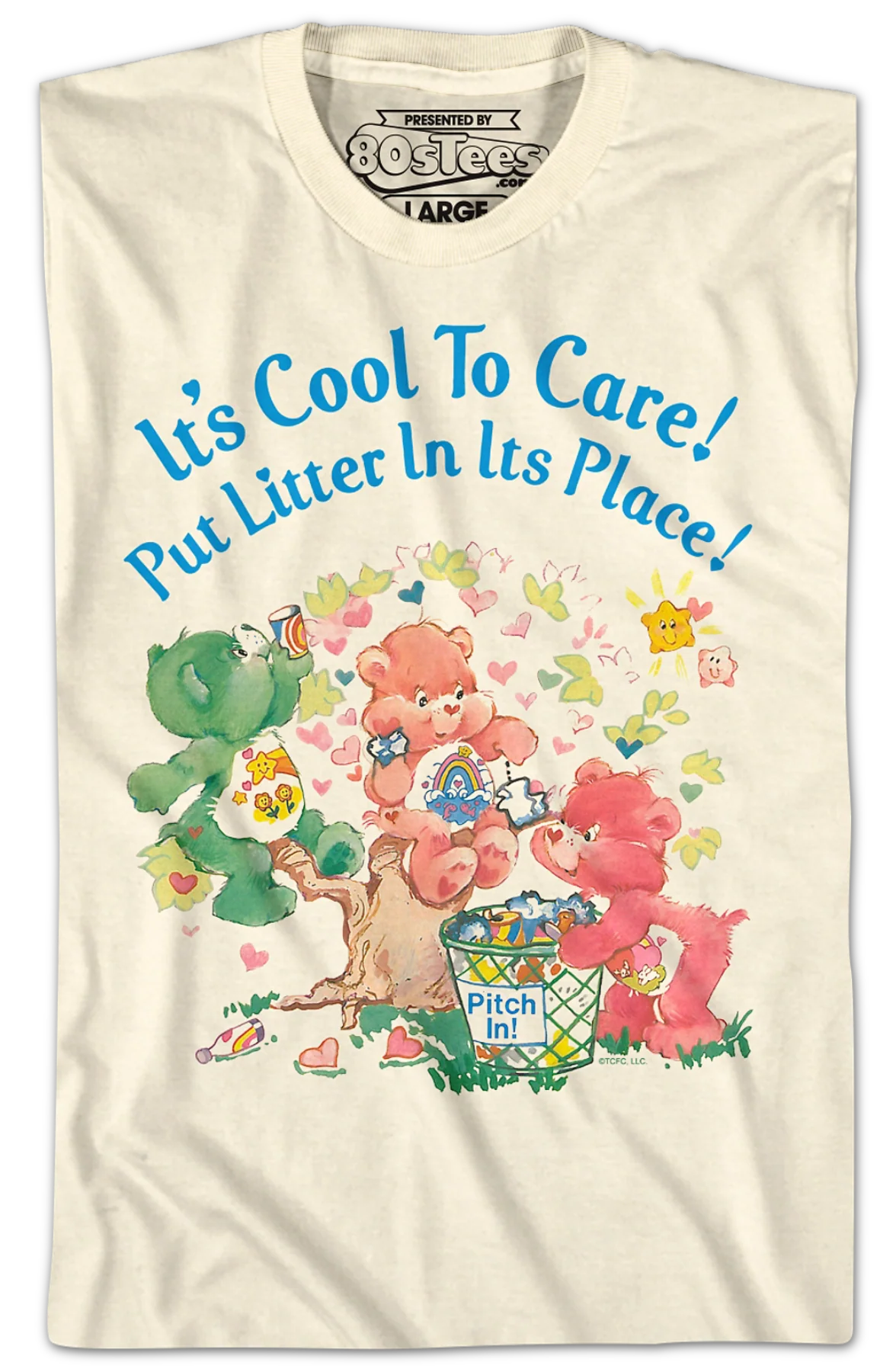 Put Litter In Its Place Care Bears T-Shirt - Image 2