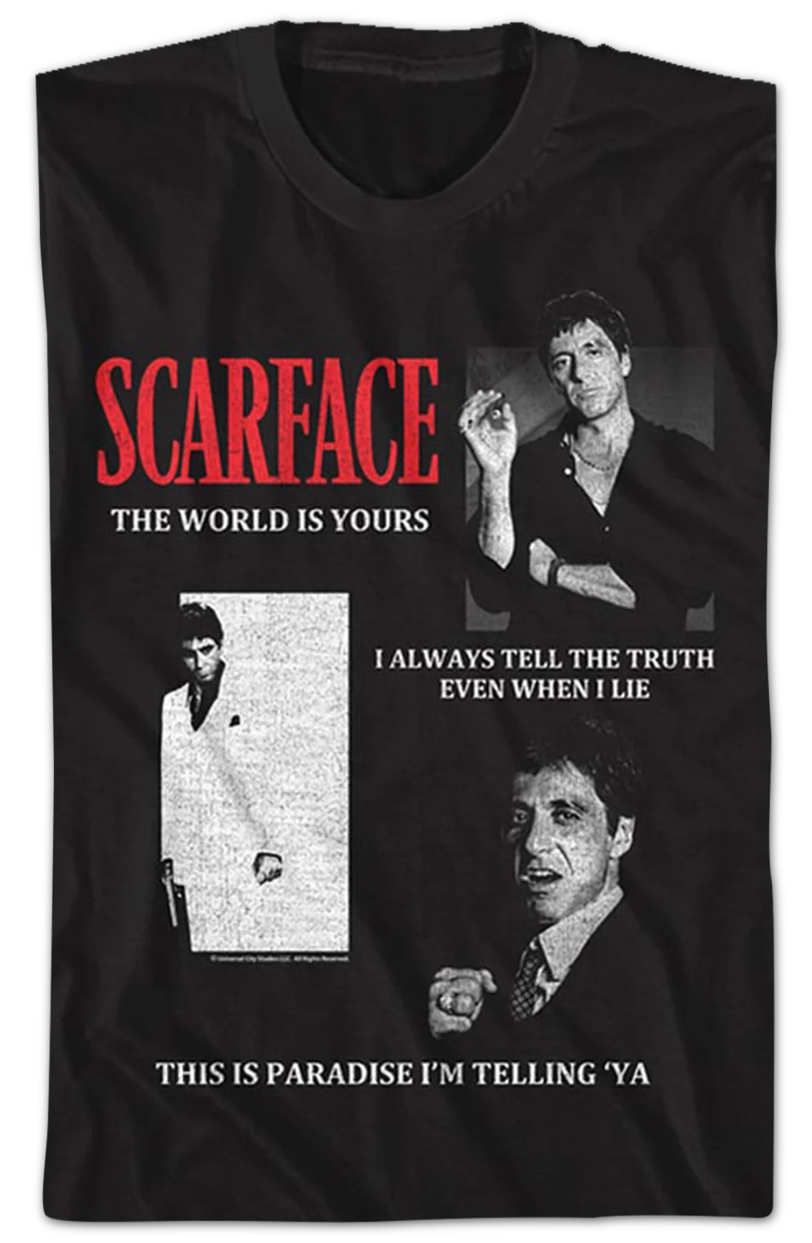 Quotes Collage Scarface T-Shirt - Image 2