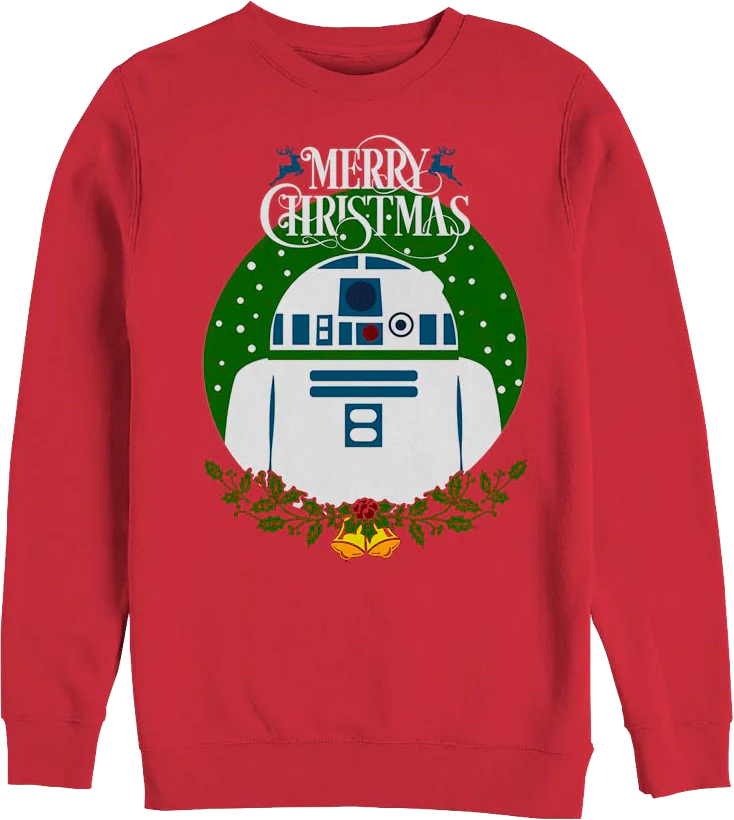 R2-D2 Merry Christmas Star Wars Sweatshirt