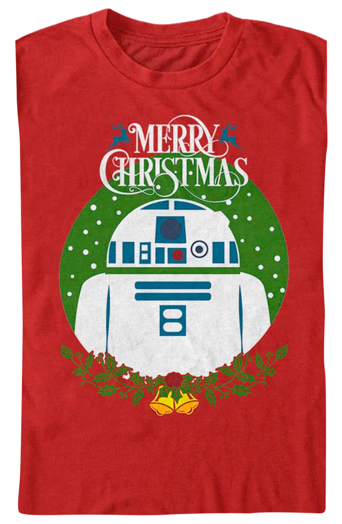 R2-D2 Merry Christmas Star Wars T-Shirt - Image 2