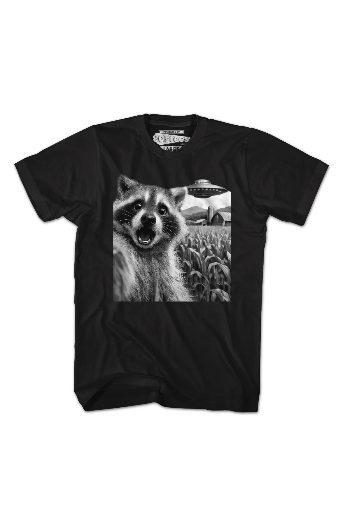 Raccoon UFO T-Shirt - Image 2