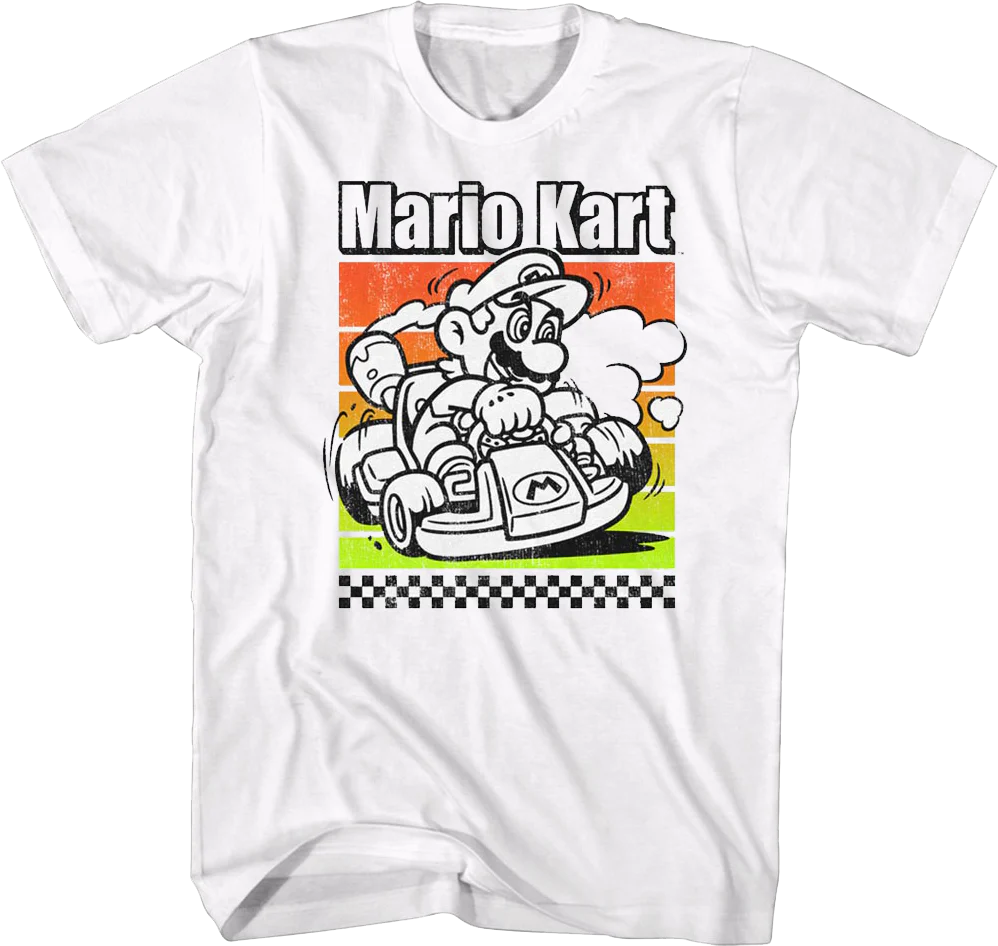 Race Track Mario Kart T-Shirt